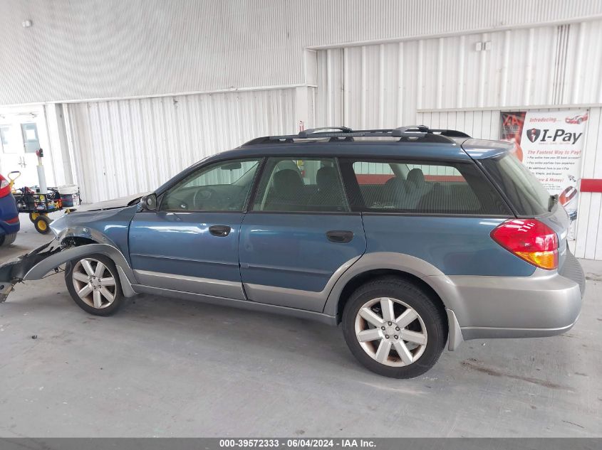 2006 Subaru Outback 2.5I VIN: 4S4BP61C267337233 Lot: 39572333