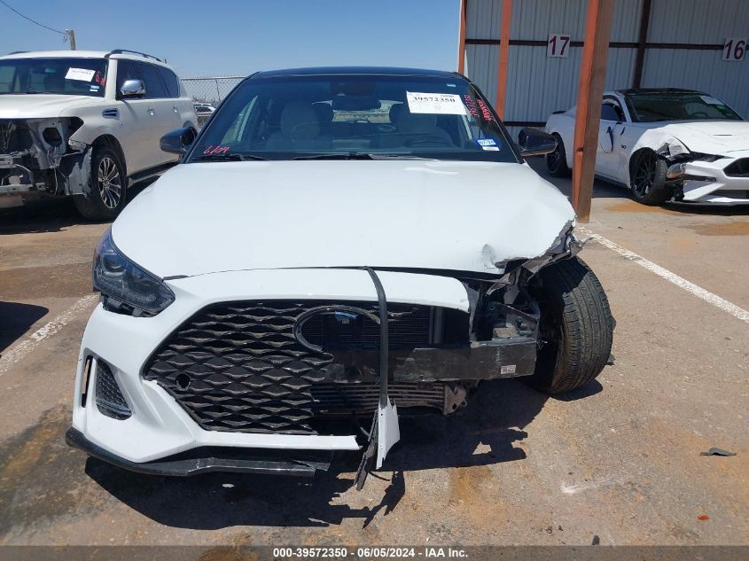 2021 Hyundai Veloster Turbo Ultimate VIN: KMHTH6AB2MU032659 Lot: 39572350