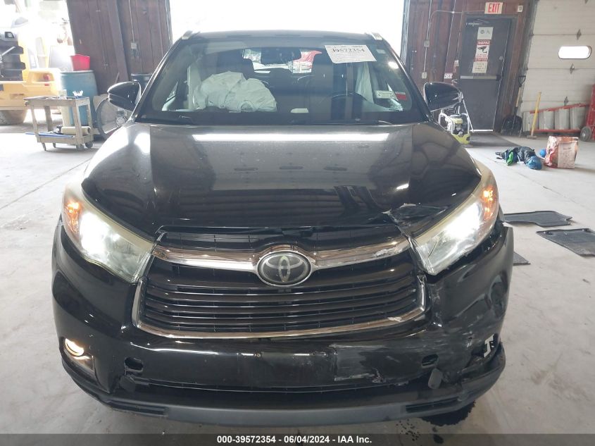 2015 TOYOTA HIGHLANDER LIMITED PLATINUM V6 - 5TDDKRFH9FS108264