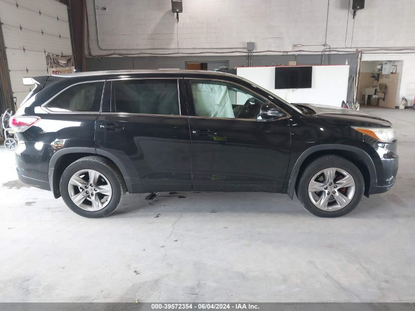 2015 TOYOTA HIGHLANDER LIMITED PLATINUM V6 - 5TDDKRFH9FS108264