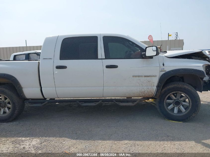 2006 Dodge Ram 2500 Slt VIN: 3D7KS29C96G215270 Lot: 39572385