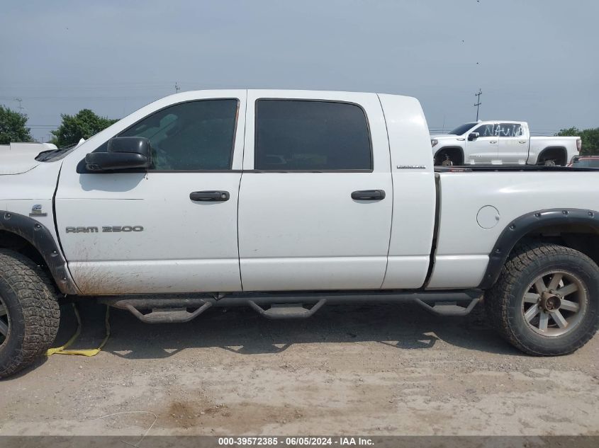 2006 Dodge Ram 2500 Slt VIN: 3D7KS29C96G215270 Lot: 39572385