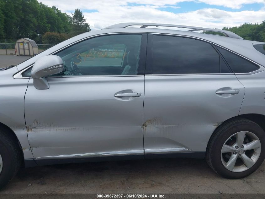 2013 Lexus Rx 350 VIN: 2T2BK1BA5DC210938 Lot: 39572397