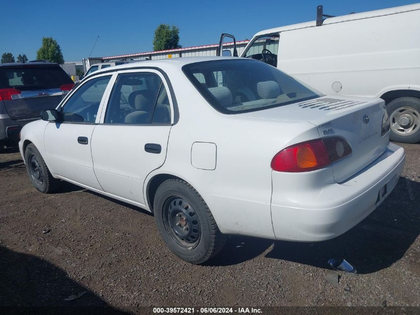 2002 Toyota Corolla Ce VIN: 1NXBR12E52Z651175 Lot: 39572421