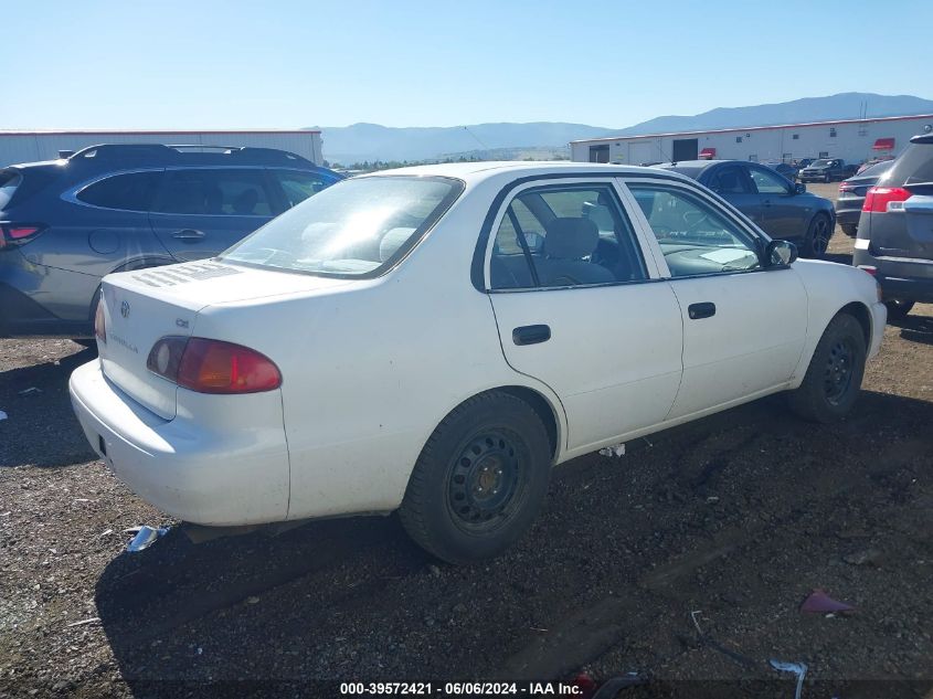 2002 Toyota Corolla Ce VIN: 1NXBR12E52Z651175 Lot: 39572421