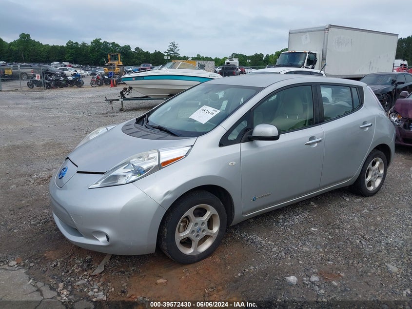 2012 Nissan Leaf Sv VIN: JN1AZ0CP9CT019381 Lot: 39572430