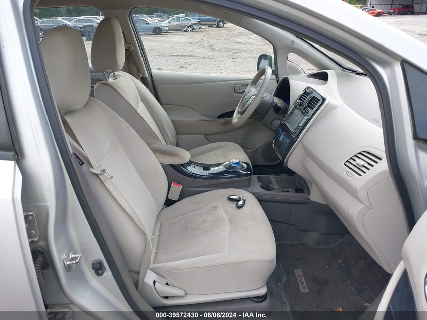 2012 Nissan Leaf Sv VIN: JN1AZ0CP9CT019381 Lot: 39572430