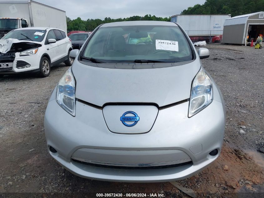 2012 Nissan Leaf Sv VIN: JN1AZ0CP9CT019381 Lot: 39572430