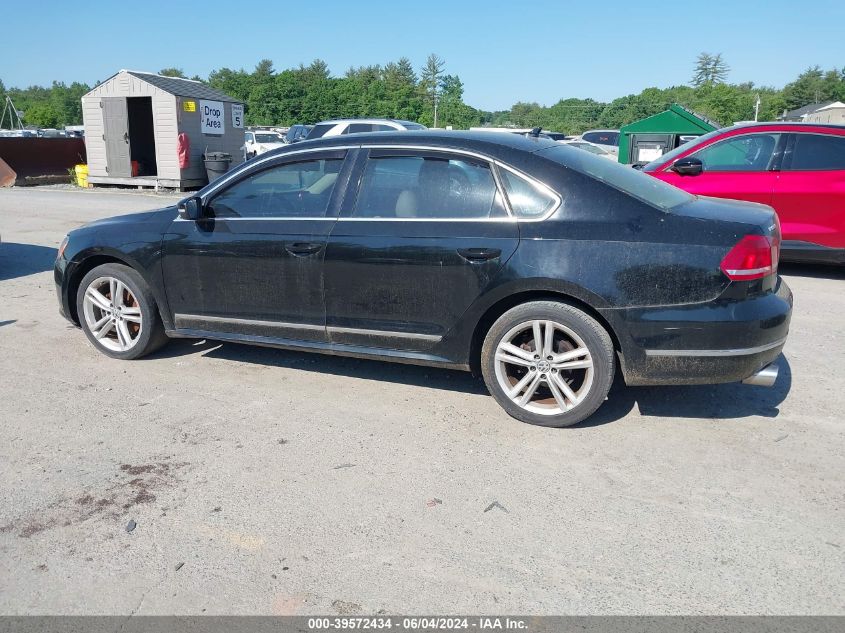 2013 Volkswagen Passat 2.0L Tdi Sel Premium VIN: 1VWCN7A39DC095546 Lot: 39572434