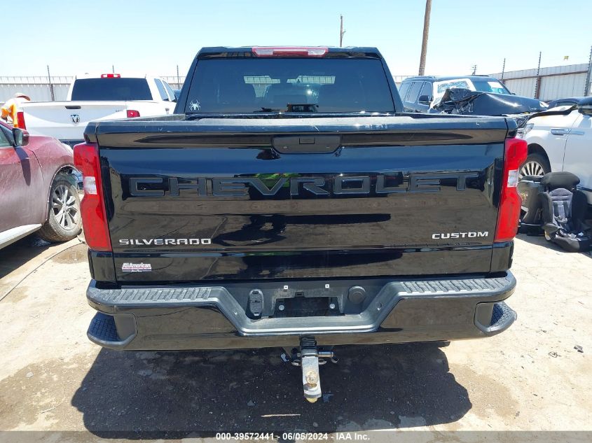 2021 Chevrolet Silverado 1500 2Wd Short Bed Custom VIN: 1GCPWBEK0MZ179869 Lot: 39572441
