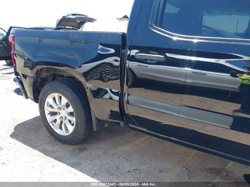 2021 Chevrolet Silverado 1500 2Wd Short Bed Custom VIN: 1GCPWBEK0MZ179869 Lot: 39572441