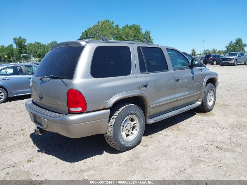 2000 Dodge Durango VIN: 1B4HS28N6YF187145 Lot: 39572447