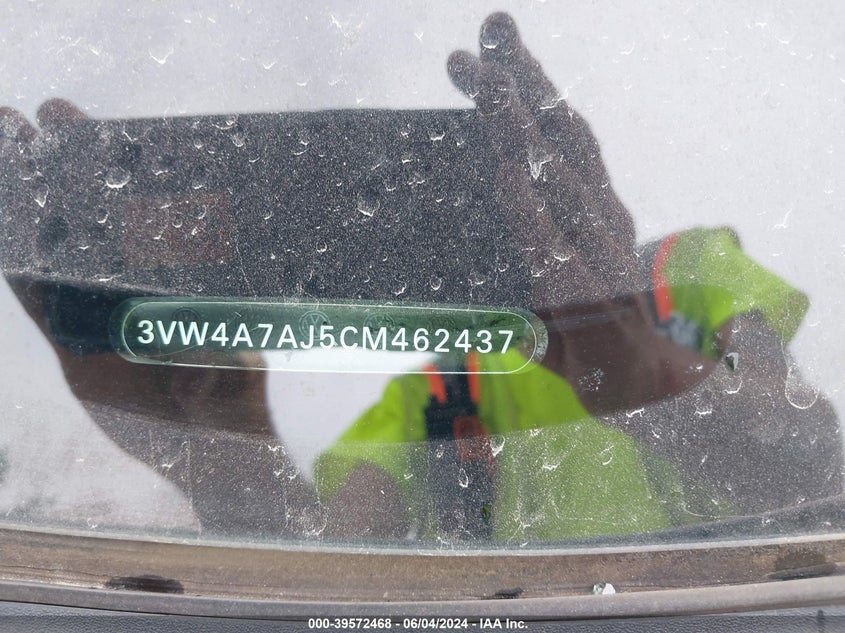 2012 Volkswagen Jetta Gli Autobahn VIN: 3VW4A7AJ5CM462437 Lot: 39572468