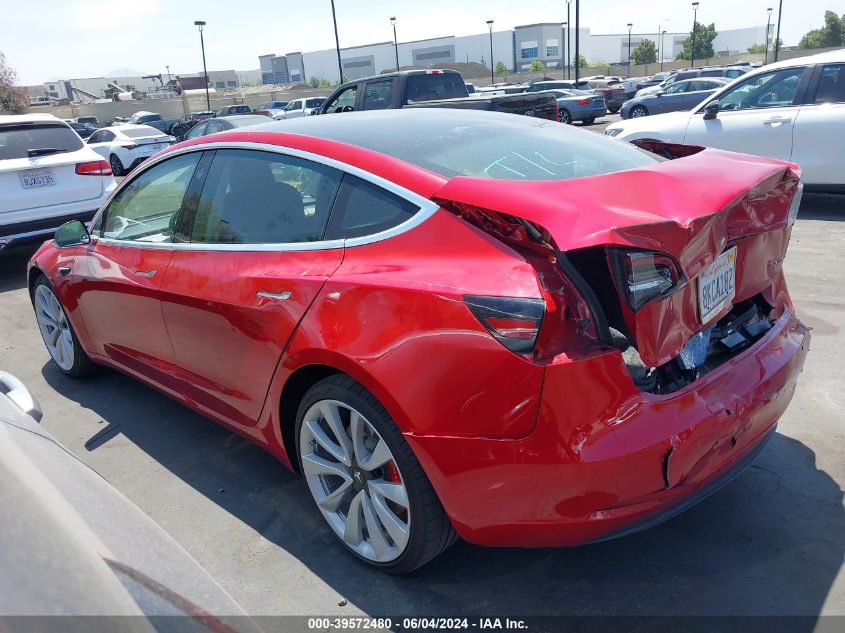 2019 Tesla Model 3 Long Range/Performance VIN: 5YJ3E1EB4KF214007 Lot: 39572480