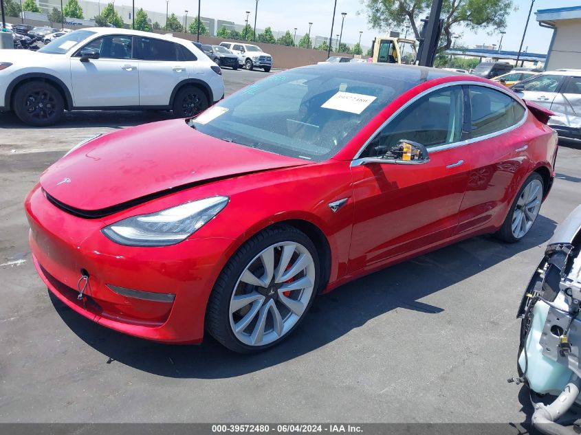 2019 Tesla Model 3 Long Range/Performance VIN: 5YJ3E1EB4KF214007 Lot: 39572480