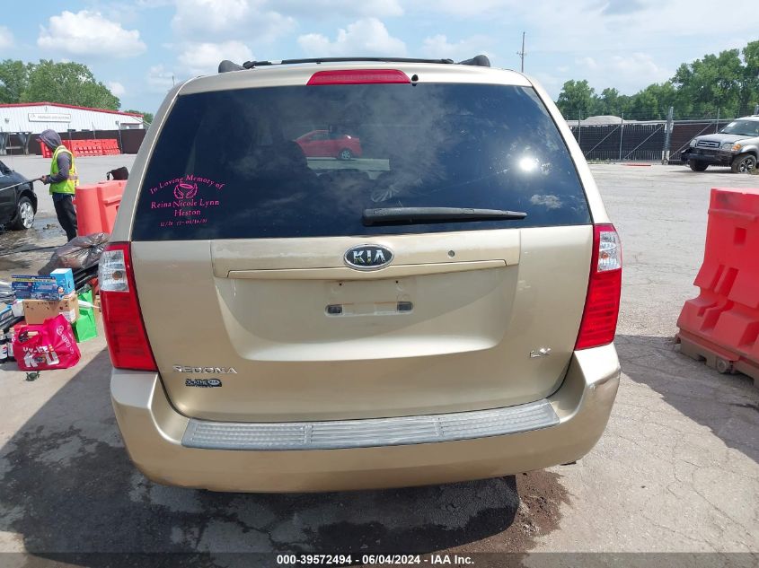 2006 Kia Sedona Ex/Lx VIN: KNDMB233466039872 Lot: 39572494