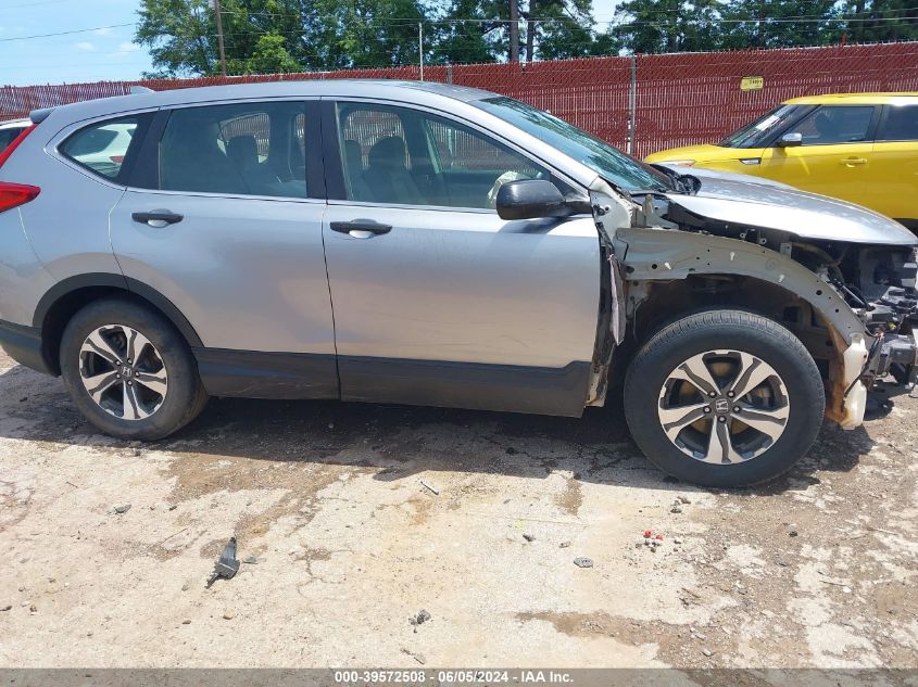 2019 Honda Cr-V Lx VIN: 2HKRW5H35KH411269 Lot: 39572508