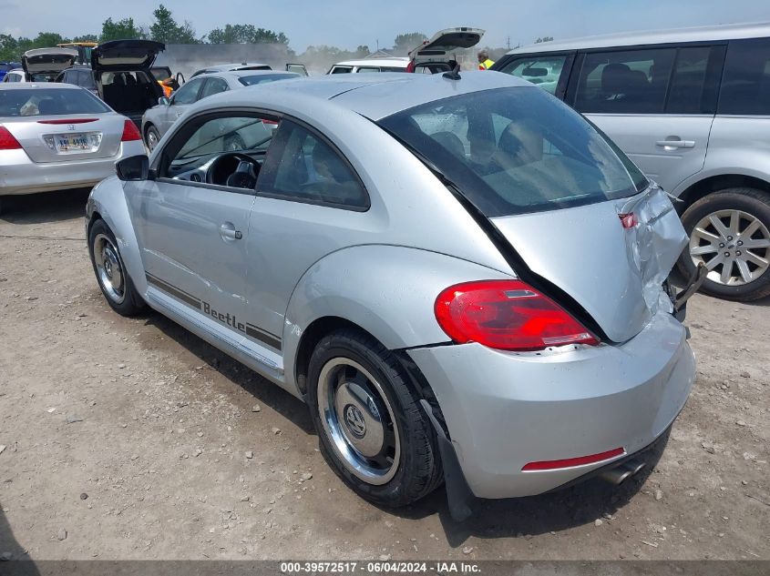 2012 Volkswagen Beetle 2.5L VIN: 3VWJP7AT8CM665146 Lot: 39572517