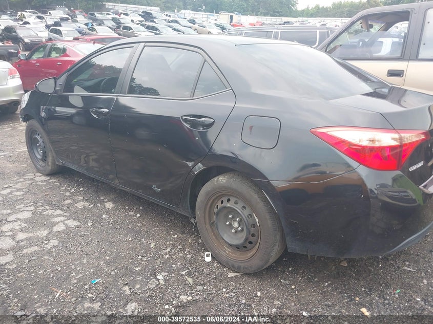 2017 Toyota Corolla Le VIN: 2T1BURHE1HC846494 Lot: 39572535