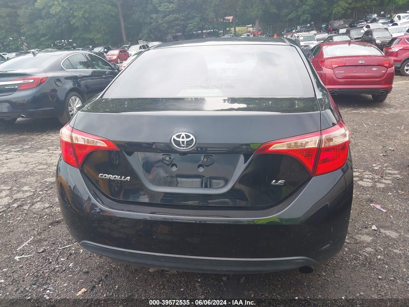 2017 Toyota Corolla Le VIN: 2T1BURHE1HC846494 Lot: 39572535