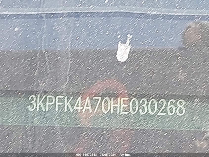2017 Kia Forte Lx VIN: 3KPFK4A70HE030268 Lot: 39572543