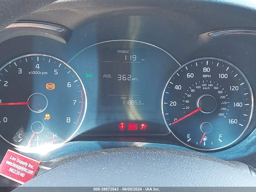 2017 Kia Forte Lx VIN: 3KPFK4A70HE030268 Lot: 39572543