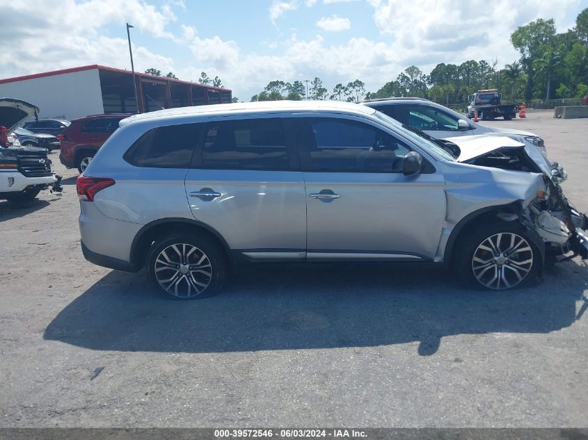 2016 Mitsubishi Outlander Es VIN: JA4AZ3A33GZ038181 Lot: 39572546