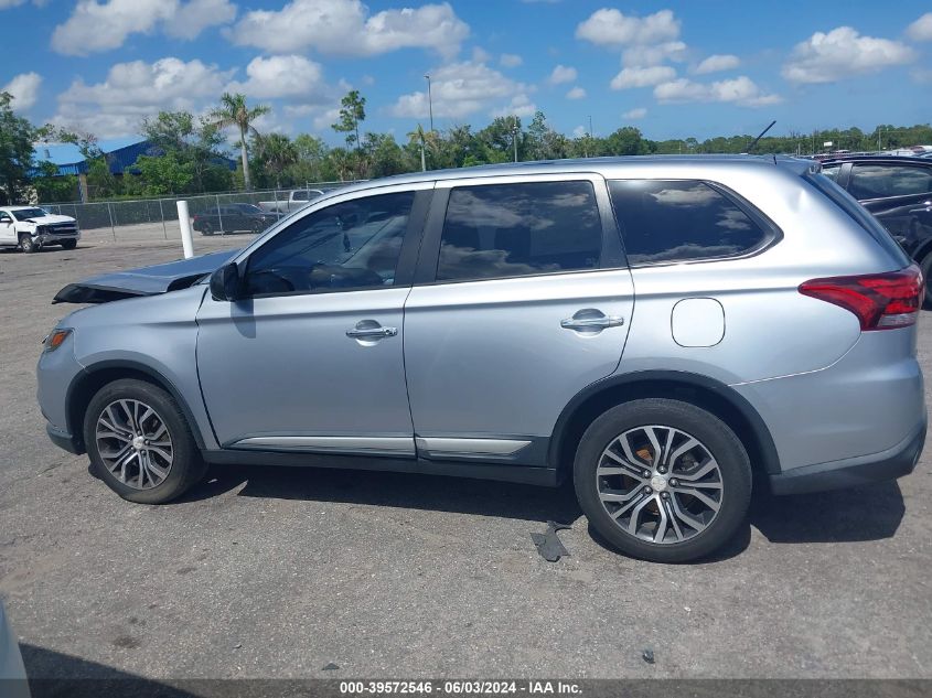 2016 Mitsubishi Outlander Es VIN: JA4AZ3A33GZ038181 Lot: 39572546