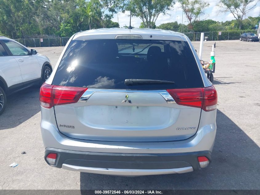 2016 Mitsubishi Outlander Es VIN: JA4AZ3A33GZ038181 Lot: 39572546