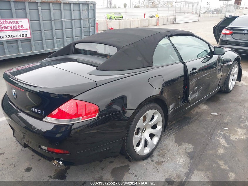 2006 BMW 650I VIN: WBAEK13476CN79786 Lot: 39572552