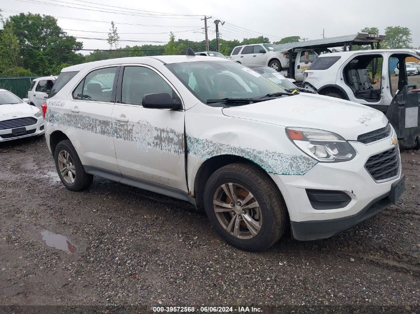 2016 Chevrolet Equinox Ls VIN: 2GNFLEEK4G6225622 Lot: 39572568