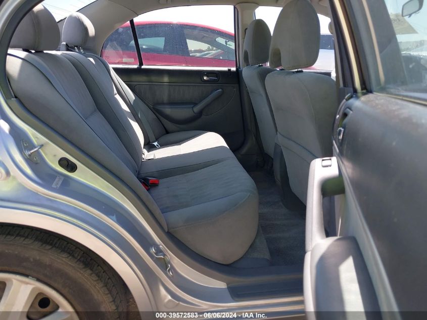 2003 Honda Civic Ex VIN: 2HGES26773H613900 Lot: 39572583