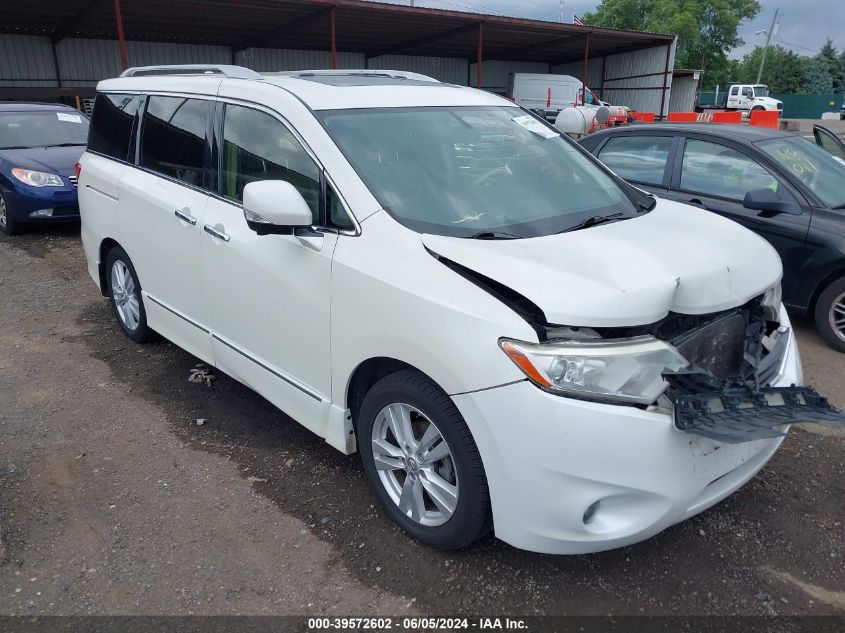 2014 Nissan Quest Le/S/Sl/Sv VIN: JN8AE2KP7E9106903 Lot: 39572602