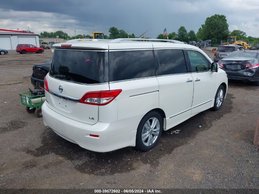 2014 Nissan Quest Le/S/Sl/Sv VIN: JN8AE2KP7E9106903 Lot: 39572602