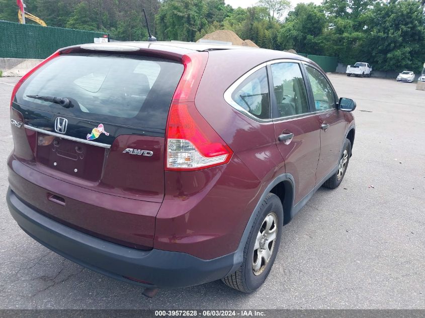 2014 Honda Cr-V Lx VIN: 5J6RM4H38EL040375 Lot: 39572628