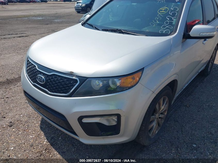 2013 Kia Sorento Sx VIN: 5XYKW4A24DG389255 Lot: 39572637