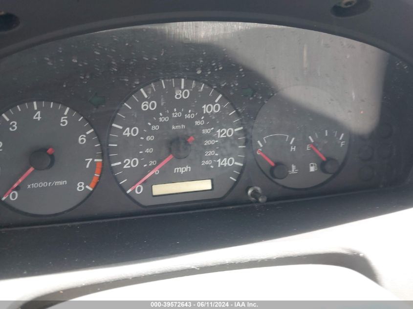 2000 Mazda 626 Es V6/Lx V6 VIN: 1YVGF22D9Y5133406 Lot: 39572643