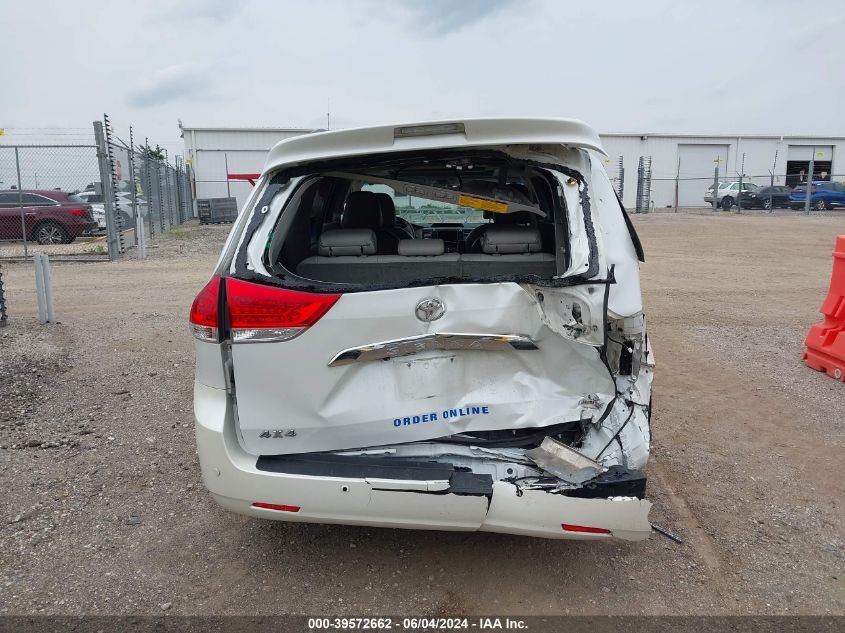 2012 Toyota Sienna Limited V6 7 Passenger VIN: 5TDYK3DC8CS216716 Lot: 39572662