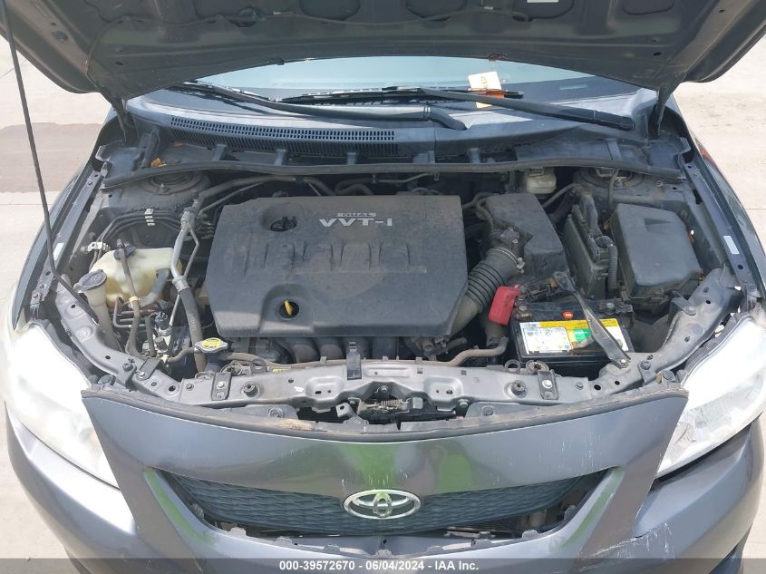 2010 Toyota Corolla Le VIN: 1NXBU4EE1AZ306848 Lot: 39572670