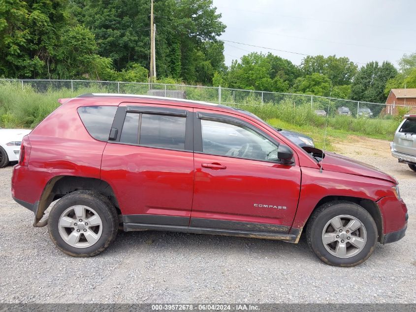 2014 Jeep Compass Sport VIN: 1C4NJCBA1ED618907 Lot: 39572678