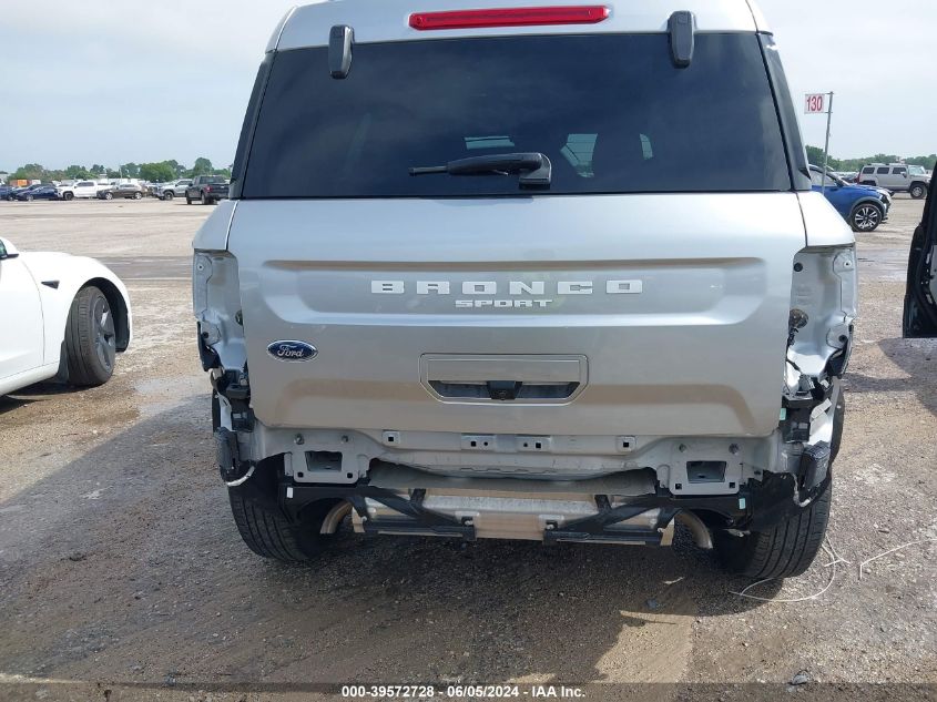2021 Ford Bronco Sport Big Bend VIN: 3FMCR9B61MRB32243 Lot: 39572728