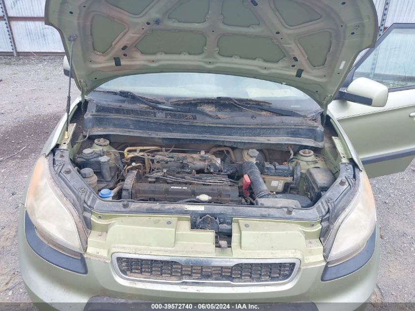 2011 Kia Soul ! VIN: KNDJT2A27B7202884 Lot: 39572740