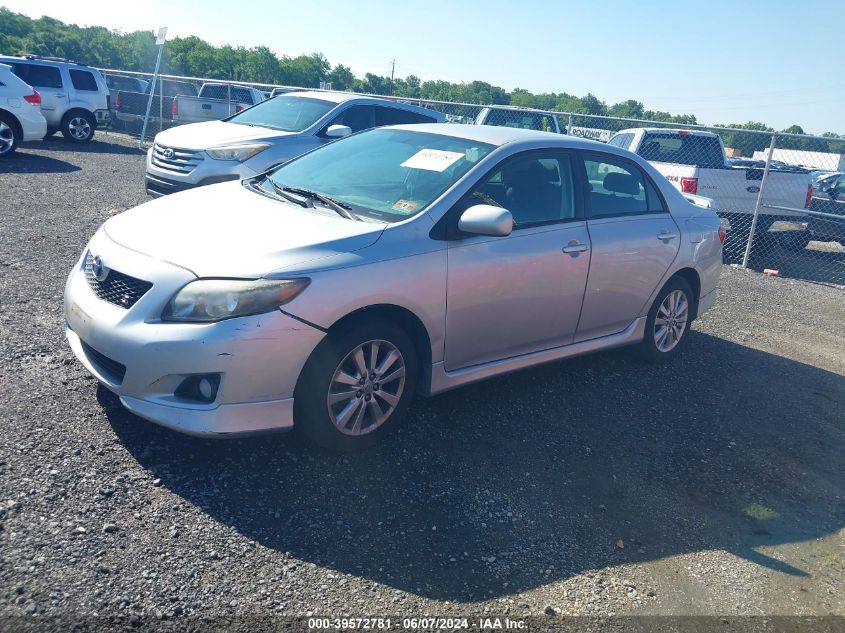 2009 Toyota Corolla S VIN: 2T1BU40E89C095295 Lot: 39572781