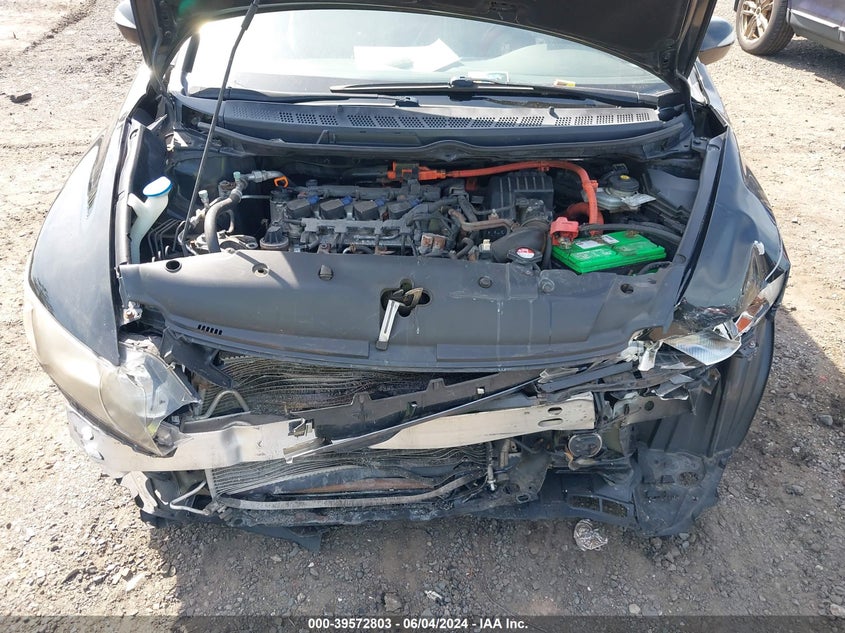2010 Honda Civic Hybrid VIN: JHMFA3F2XAS007530 Lot: 39572803