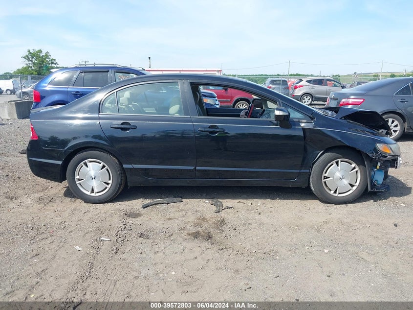 2010 Honda Civic Hybrid VIN: JHMFA3F2XAS007530 Lot: 39572803