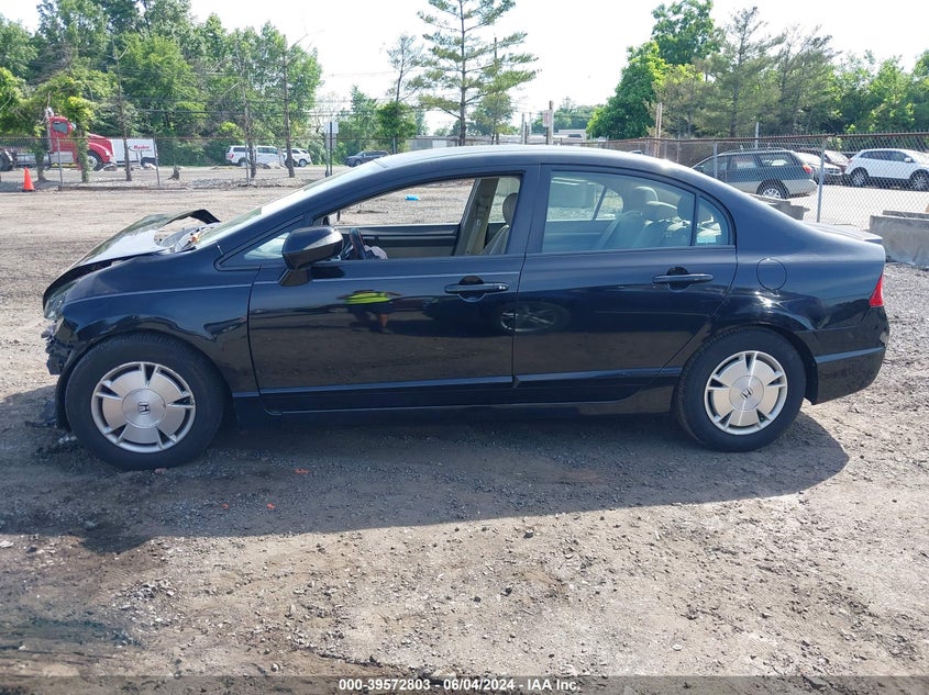 2010 Honda Civic Hybrid VIN: JHMFA3F2XAS007530 Lot: 39572803