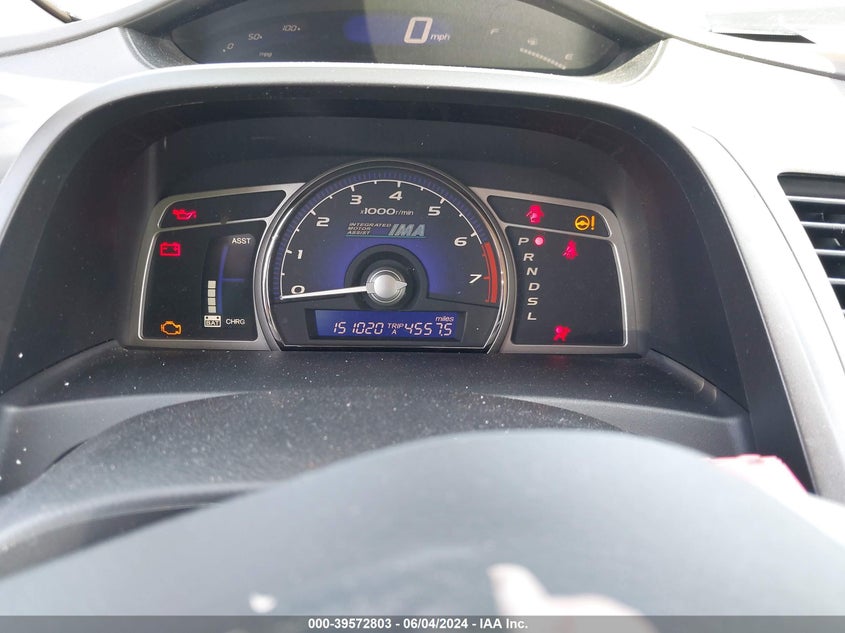 2010 Honda Civic Hybrid VIN: JHMFA3F2XAS007530 Lot: 39572803