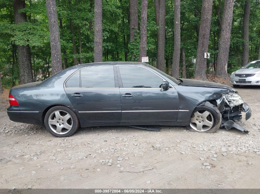 2005 Lexus Ls 430 VIN: JTHBN36F655003968 Lot: 39572804