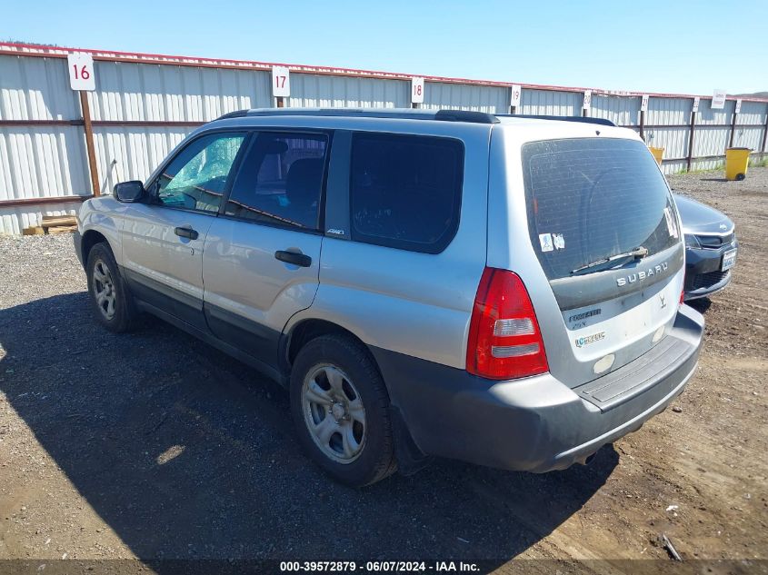 2003 Subaru Forester X VIN: JF1SG63603H765986 Lot: 39572879