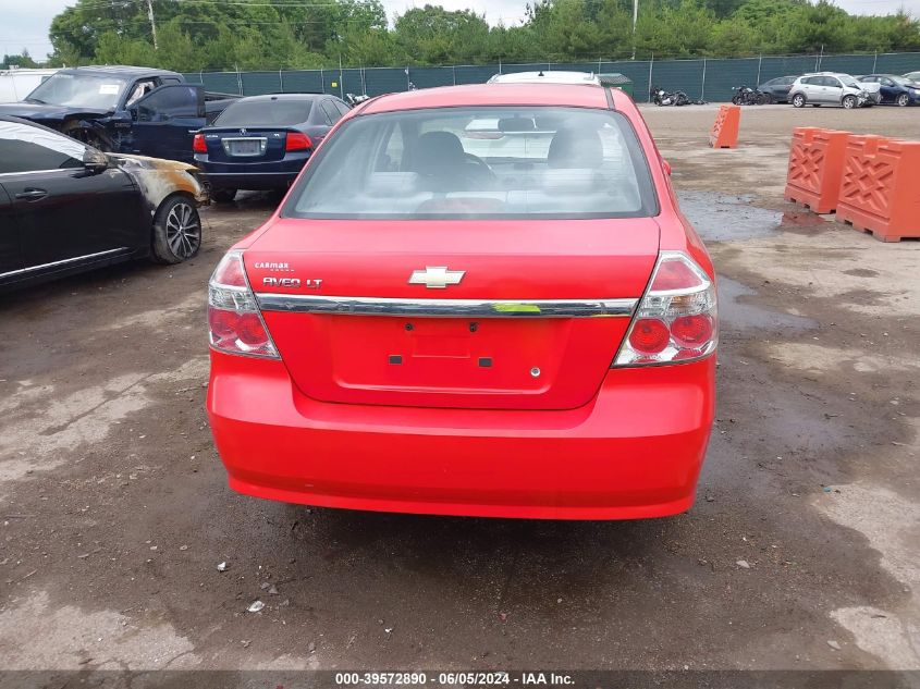 2009 Chevrolet Aveo Lt VIN: KL1TD56E69B333751 Lot: 39572890